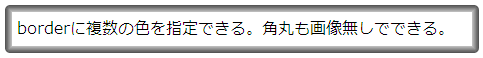 CSS3のborder系プロパティ